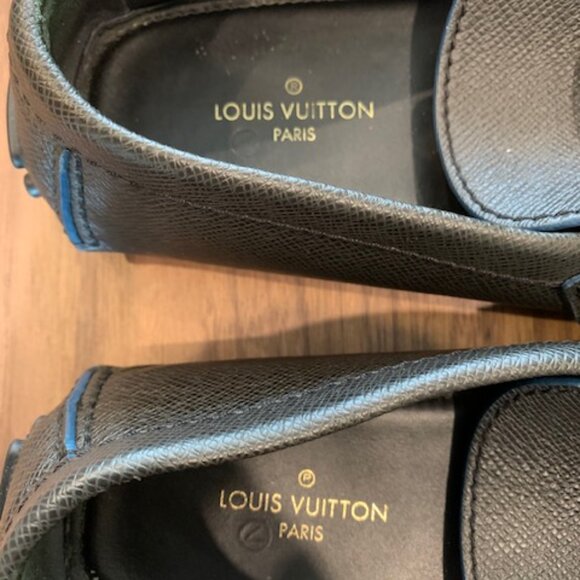 Louis Vuitton Men's Hockenheim Black Leather Loafers - Picture 4 of 9